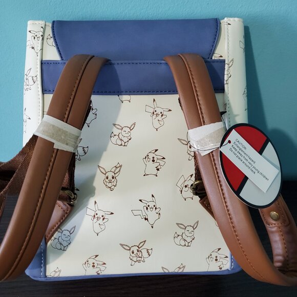 NWT Loungefly Pokemon Pikachu & Eevee Mini Backpack - Picture 8 of 8